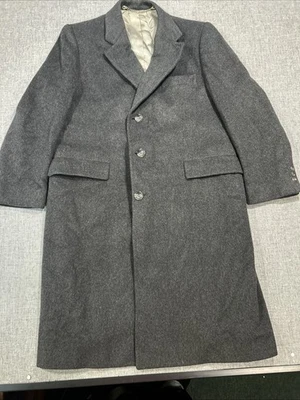 Abrigo vintage para hombre Neiman Marcus talla 42 100 % cachemir mongol Dhalishan EE. UU. Foto 1 de 4