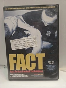 Fast Control DVD Police Corrections Self Defense Law Enforcement Combatives - Picture 1 of 3