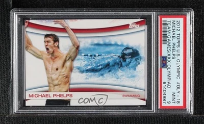 Equipo Olímpico de Estados Unidos 2012 y Juegos de Esperanzas de la XXX Olimpiada Michael Phelps PSA 9 Foto 1 de 2