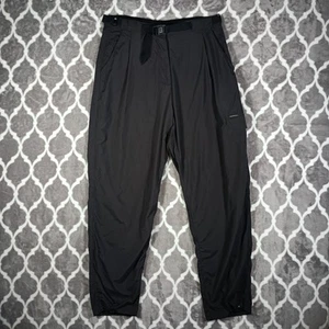 ExOficcio Pants Lightweight Amphi Outdoor Medium Women Black Travel Belted - Picture 1 of 10