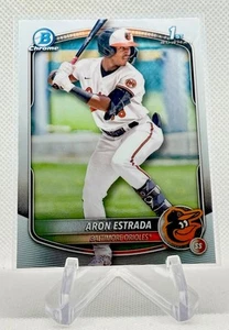 2025 Bowman Aron Estrada 1st Bowman Chrome Prospect #BCP-33 - Orioles - Picture 1 of 2
