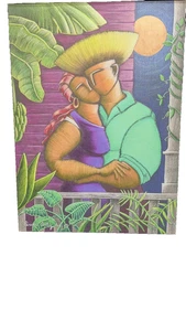 Romance Jibaro Leinwanddruck von Oscar Ortiz 26 3/4 x 19 3/4 x1 5/8 New York 2003 - Bild 1 von 10