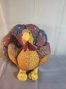Vintage Calico Patchwork Turkey Plush - Picture 1 of 4