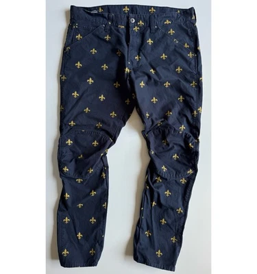 G-STAR RAW 5622 Elwood X25 Fleur-De-Lis 3D Tapered Jeans Mens 36x32 Pharell - Image 1 of 4