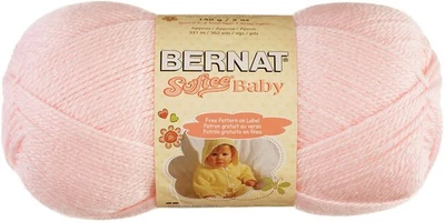 Hilo para bebé Bernat Softee 5 oz rosa más bonito - suave y fácil cuidado para proyectos de bebés Foto 1 de 4