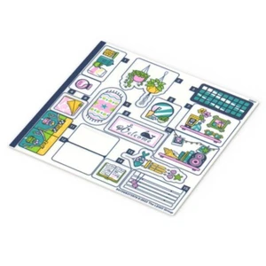 Friends Vacation Beach House ❤️ original LEGO® Sticker /41709stk01 - Picture 1 of 1