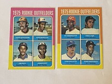 1975 Topps - 1975 Rookie Outfielders #622 FRED LYNN and #616 JIM RICE