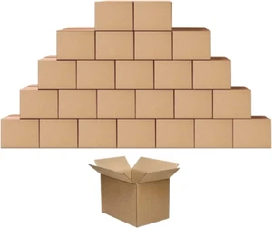 Shipping Cardboard Boxes Mailers 10X7X5 Inches Small Packing Corrugated Packagin - Picture 1 of 12