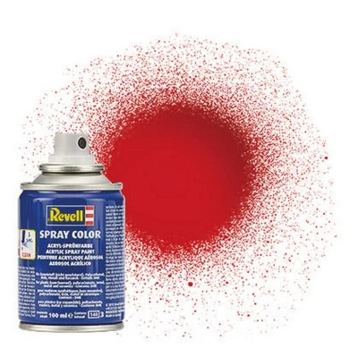 (89,90 EUR/l) Revell 34131 Spray Feuerrot, glänzend 100ml - Bild 1 von 2