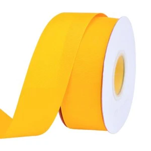 1 1/2 inch Maize Yellow Grosgrain Ribbon 25 Yards Per Roll for Crafts Bow Mak... - Picture 1 of 7