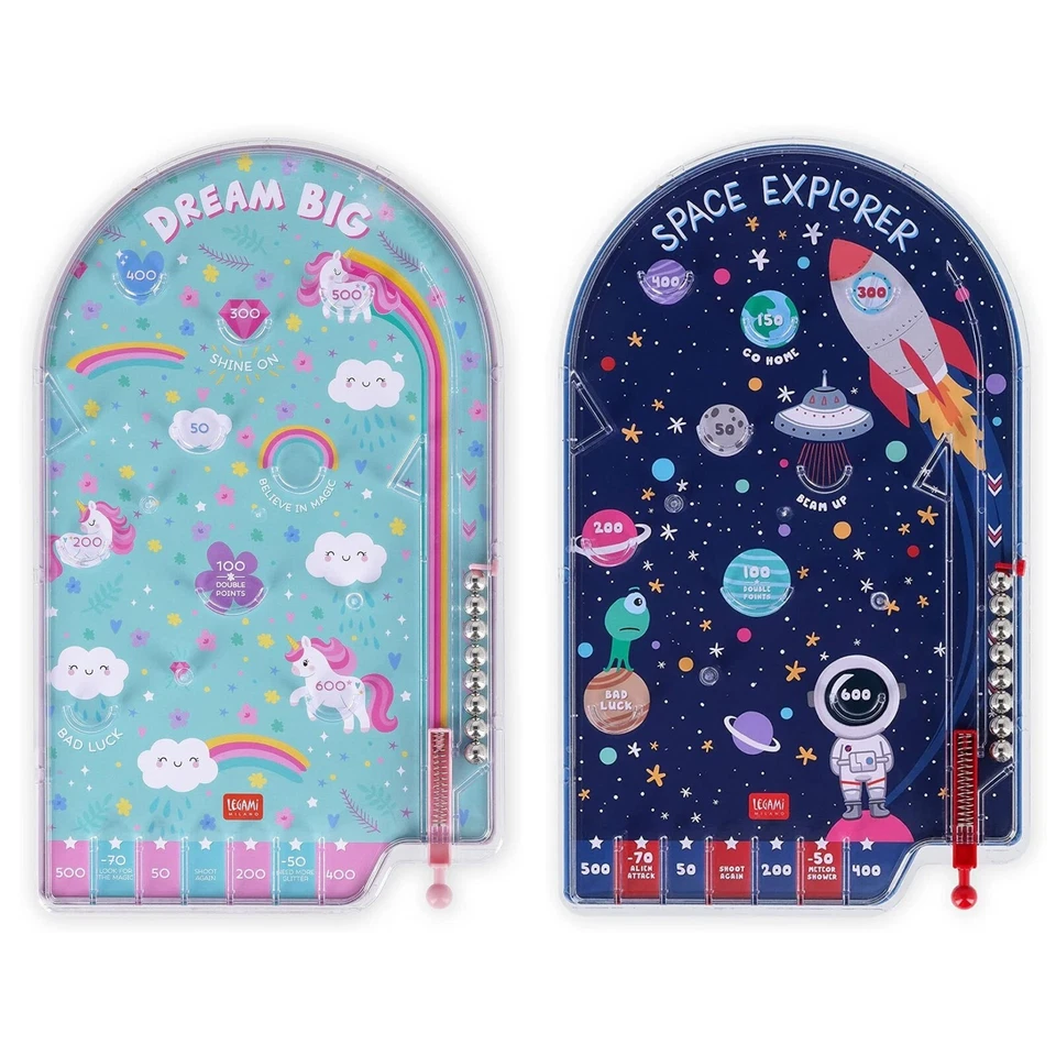 Legami - Mini Pinball Tragbar Spiel Handheld Klassisch Pinball - 17.8 x 29cm - Bild 1 von 1