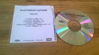 CD VA Glastonbury Anthems (6 Song) Promo EMI CAPITOL coldplay prodigy - Bild 1 von 2