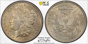1893 Morgan Silver Dollar $1 PCGS XF 45 - Picture 1 of 6