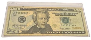 US Fancy Star Error Note Serial Twenty Dollar Replacement Duplicate Ink Fed $20 - Picture 1 of 2