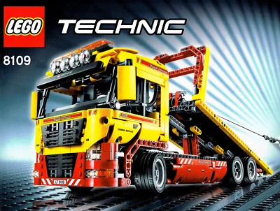 LEGO Technik 8109 Tieflader Top Komplett - neuer Ersatzstickerbogen BA - Bild 1 von 4
