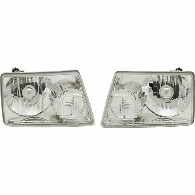New Head Lamp Assembly Left & Right For Ford Ranger 2001-11 FO2502173 FO2503173 - Image 1 of 4