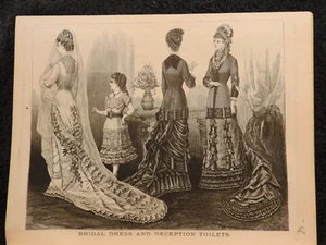 1879 Antique Demorest Monthly Magazines Women's & Children's Victorian Clothing - Picture 1 of 24