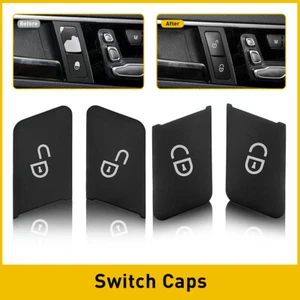 Lock Unlock Switch Button Patch Trim Cover Sticker For Benz W212 W204 X204 EAW - Picture 1 of 13