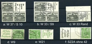 Berlin ZD Berliner Bauten 1949, 1952, gestempelt; bitte auswaehlen #p984 - Picture 1 of 7