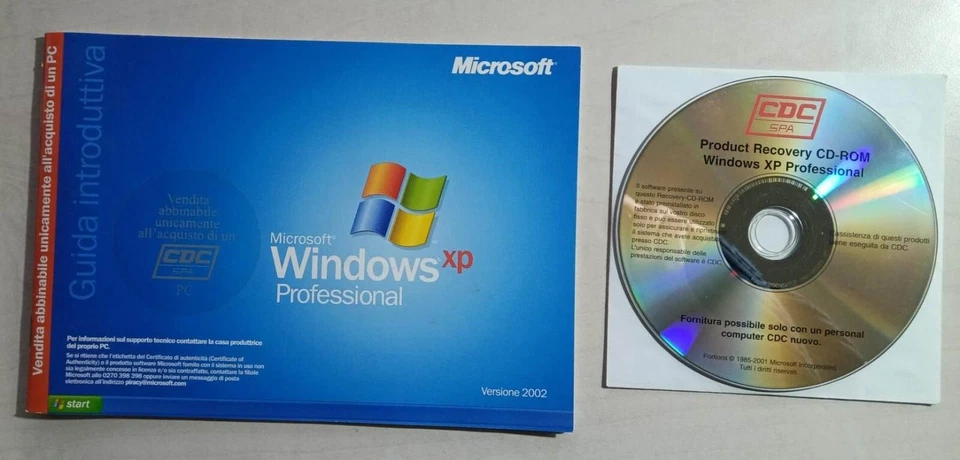 CDC SPA Product Recovery CD-ROM Windows XP Professional Versione 2002 originale - Imagen 1 de 1