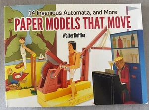 New Paper Models That Move: 14 Ingenious Automata Walter Ruffler Craft Project - Picture 1 of 4