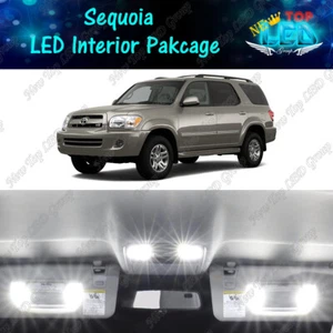 Paquete de 16 luces interiores LED blancas para Toyota Sequoia 2001 - 2005 2006 2007 - Imagen 1 de 12
