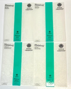 Set 4 ~ Cartelle in rilievo Anna Griffin Cuttlebug con bordi ~ Striscia occhiello, griglia ++ - Foto 1 di 5