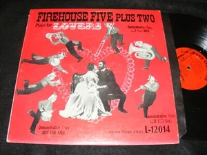 TRAD JAZZ Classic LP FIREHOUSE FIVE + 2 Plays Lovers ADVANCE Stamps DISNEY 1956 - Picture 1 of 1