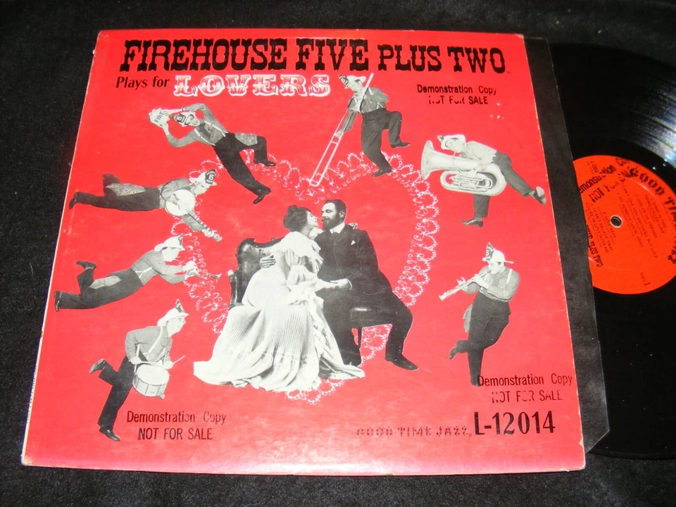 TRAD JAZZ Classic LP FIREHOUSE FIVE + 2 Plays Lovers ADVANCE Stamps DISNEY 1956 Foto 1 de 1