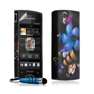 Housse étui coque gel pour Sony Ericsson Xperia Ray motif HF16 + Mini stylet - Photo 1 sur 1
