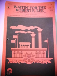 26 Copies Waitin' For The Robert E. Lee Sheet Music SATB 1984 Piano Choir Voice - Picture 1 of 6