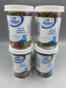 TOOTHPICKS ROUND COLORED USE FOR PARTY,CRAFTS,APPETIZER 💥2,000💥 FREE SHIPPING - Picture 1 of 6