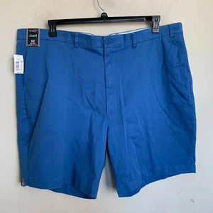 Roundtree & Yorke Casuals Shorts Blue Classic Fit Flat Front Pockets (2 Szs) NEW - Picture 1 of 9
