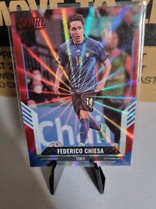 Panini Score Fifa 2021-22 red laser Federico Chiesa No.84 Italy Italia