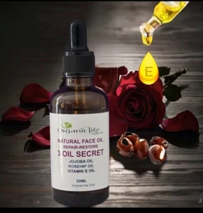 Natural Face Oil: The 3-Oil Secret for Radiant & youthful Skin - Picture 1 of 2