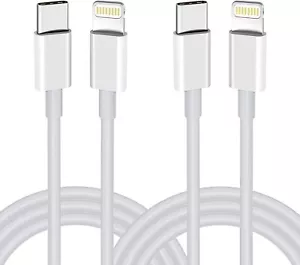 10FT PD Fast Charger USB C Charging Cable For iPhone 14 13 12 11 Pro Max 2PACKS - Picture 1 of 5