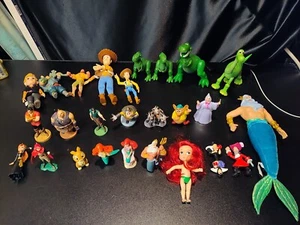 Disney Loose Mixed Toys Figures Lot Little Mermaid Arlo Woody Snow White - Picture 1 of 12
