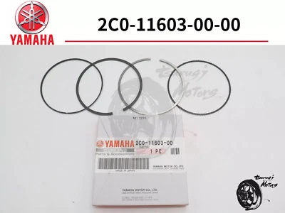 YAMAHA Genuine 2006 - 2020 YZF-R6 YZFR6 YZF R6 PISTON RINGS SET 2C0-11603-00-00 - Image 1 of 4