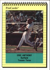 1991 Tucson Toros ProCards #2223 Eric Anthony