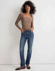 Madewell "The Perfect Vintage" Straight Jean Dark Wash Size 32 NWT - Picture 1 of 12