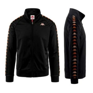 KAPPA Banda Auténtico Gaja Slim Chaqueta Hombre Tricot Sudadera Chándal 35132GW - Picture 1 of 5