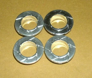 1/18 Scale Slotted Brake Rotor Set (4) Plastic Miniature Garage Model Parts - Picture 1 of 3
