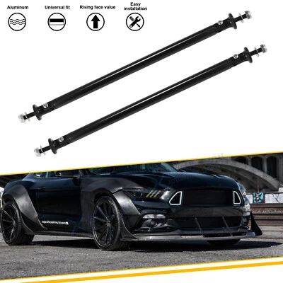 2X 7.87'' Race Style Bumper Splitter Strut Rod Tie Bars For Ford Fusion Explorer - Image 1 of 4