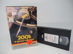 2001 A Space Odyssey VHS Video Tape MGM Big Box HAL 9000 Videophonic Sound - Picture 1 of 5
