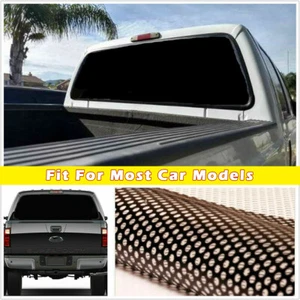 Calcomanía parasol 65" x 22" camioneta ventana trasera tinte negro pegatina impermeable - Imagen 1 de 7