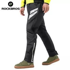 ROCKBROS Motorcycle Trousers Thermal Bicycle Cycling Windproof Shockproof Pants - Picture 1 of 14