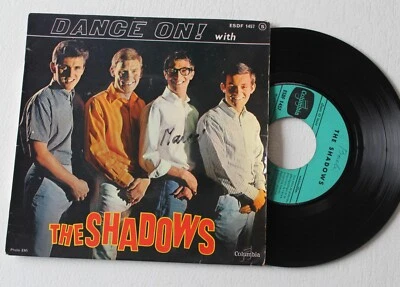 The Shadows , dance on + 3, EP - 45 tours - Photo 1/2