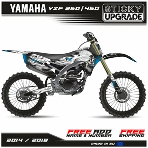Yamaha YZF 250 450 2014 2015 2016 2017 2018 Decals Stickers Graphics Kit - Picture 1 of 7