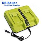 Lizone OP401 40V Dual Battery Rapid Charger for Ryobi 40V Battery Charger OP401