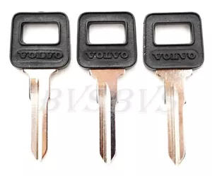 3 Pieces of KEY BLANK For Volvo 740 760 780 240 DL GL 960 940 GLE 0082 - Picture 1 of 5